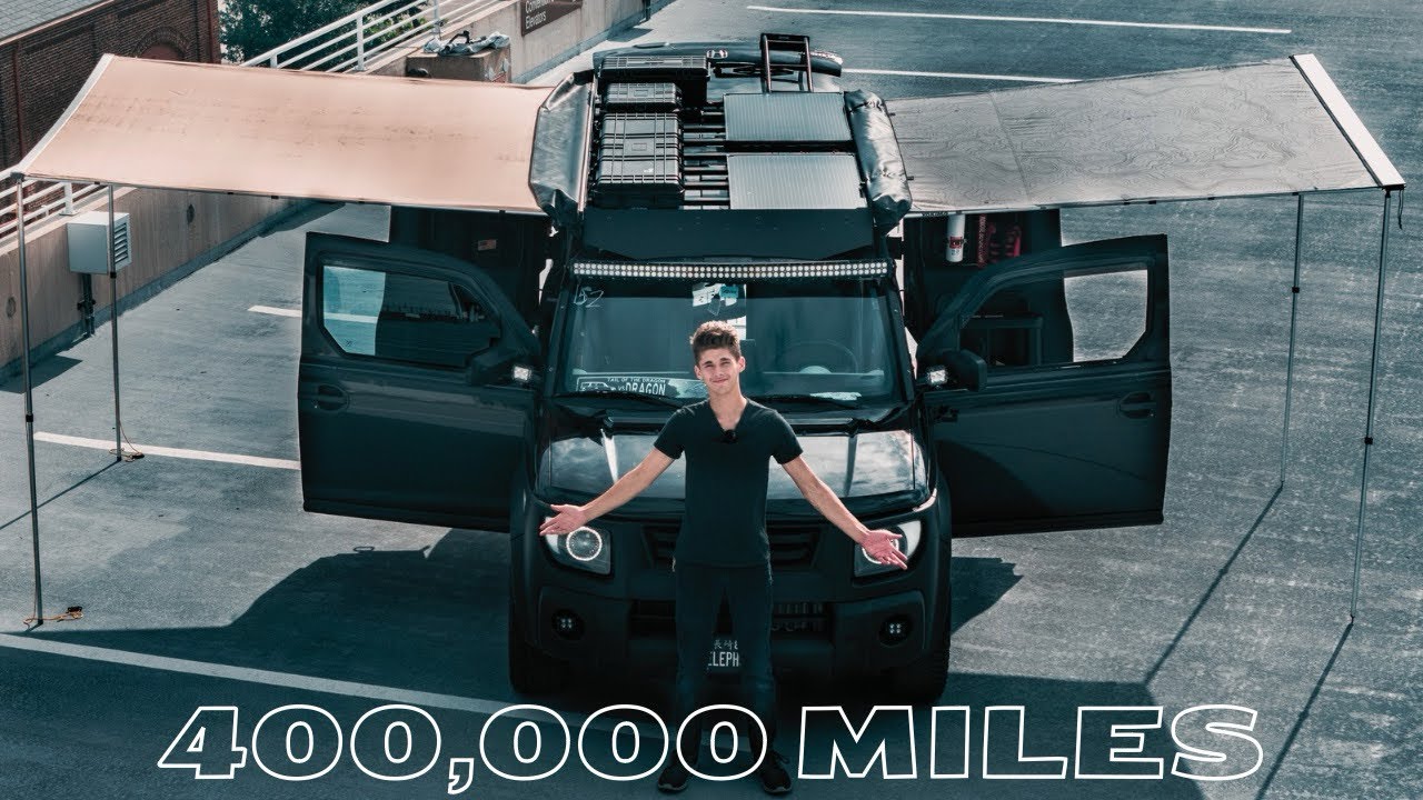 Teenager Converts First Vehicle Into Off Road Car Camper of His Dreams ​⁠| Honda Element