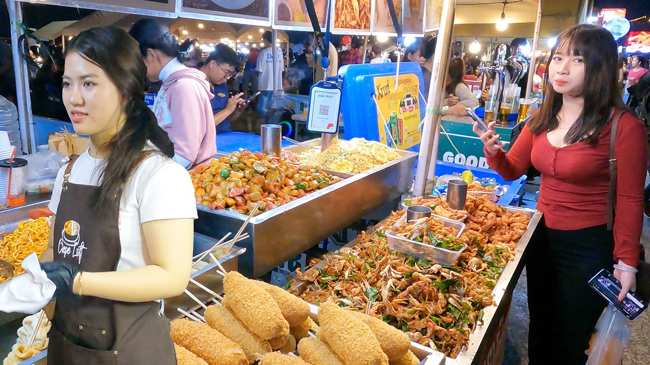 Hidden Gems Cambodia Street Food 2026 | Delicious Street Food in Phnom Penh Walk Street