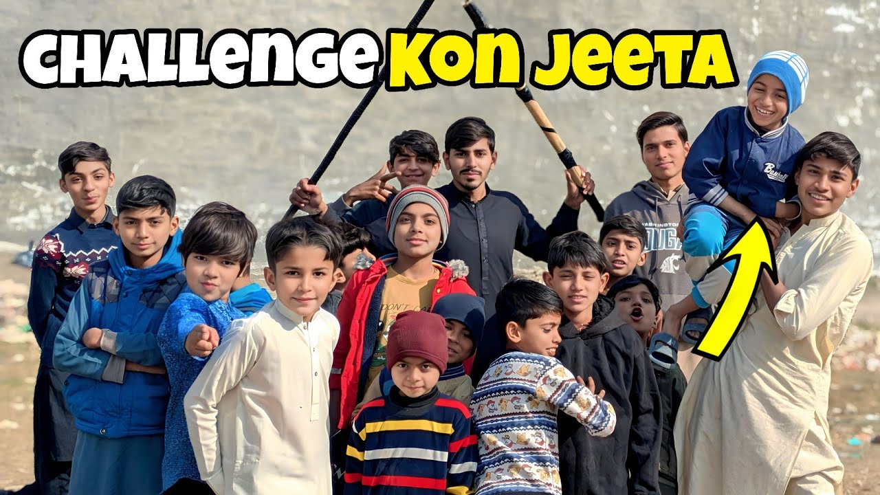 Bachon ko Chok Danda Game mein Challenge kar diya 😱 End par zabardast hansi aur full fun 😂