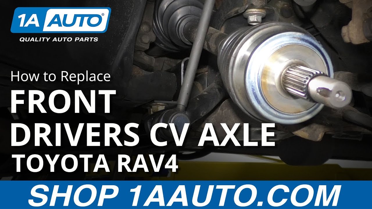 How to Replace Front Drivers CV Axle 06-12 Toyota RAV4