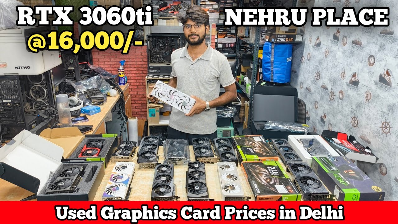 RTX 3060ti @16K | Used Graphics Card Prices in Nehru Place | GPU Prices in Delhi 2025