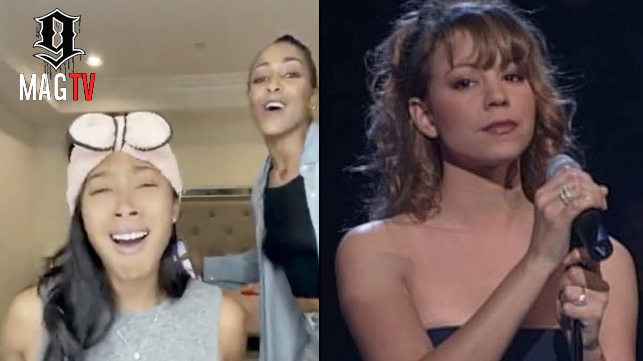 Apryl Jones & Amina Buddafly Attempt To Sing Hero By Mariah Carey! 🎤
