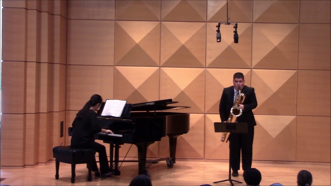 Concerto for Baritone Saxophone (Hass) - Taylor Huitema and Zhao Wang | Premiere Performance