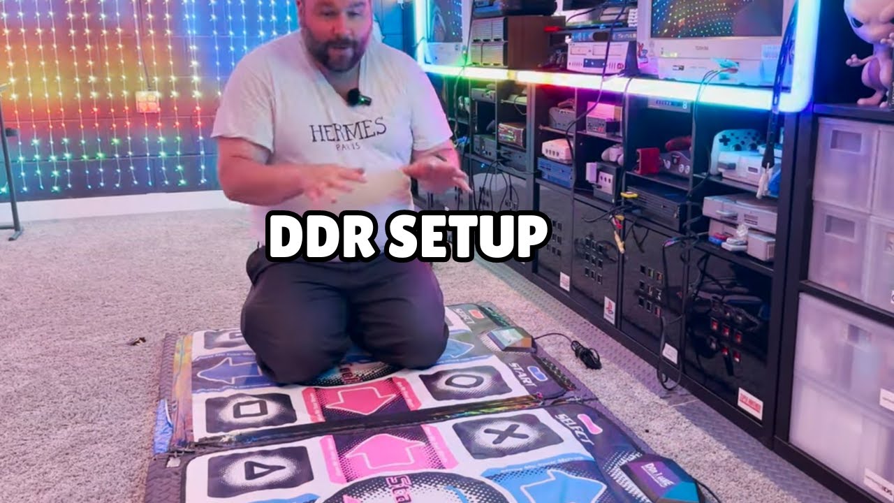 My home Dance Dance Revolution Setup