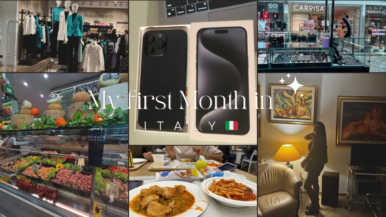 JOURNEY OF AN INTERNATIONAL STUDENT || SHOPPING || IPHONE 15 PRO MAX || ATTENDED AN ITALIAN PARTY