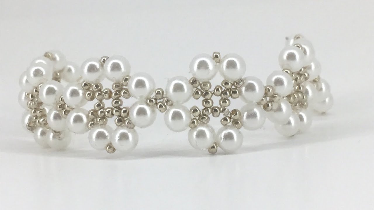 Bracelet Tutorial Jewelry Making  . İnci Bileklik Yapımı - Takı Tasarım