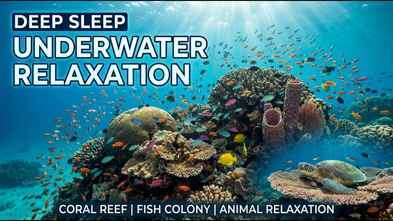Calming Waves and Tranquil Water Sounds for Night Meditation