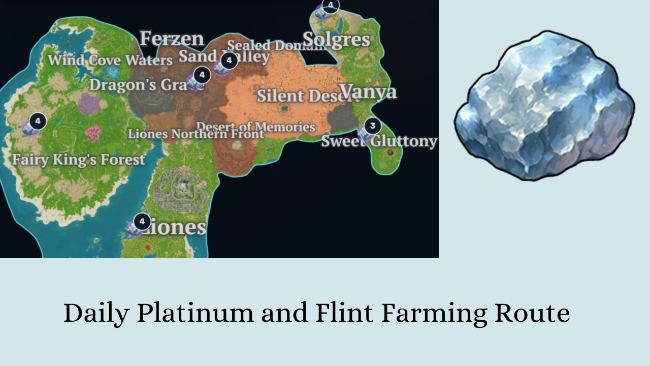 Seven Deadly Sins Origins | Platinum + Flint Daily Farming Route