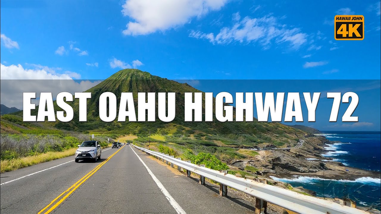 EAST OAHU 🌈 HIGHWAY 72 🌴 Hawaii Kai, Waimanalo  ⛱️ Hawaii John 4K Driving
