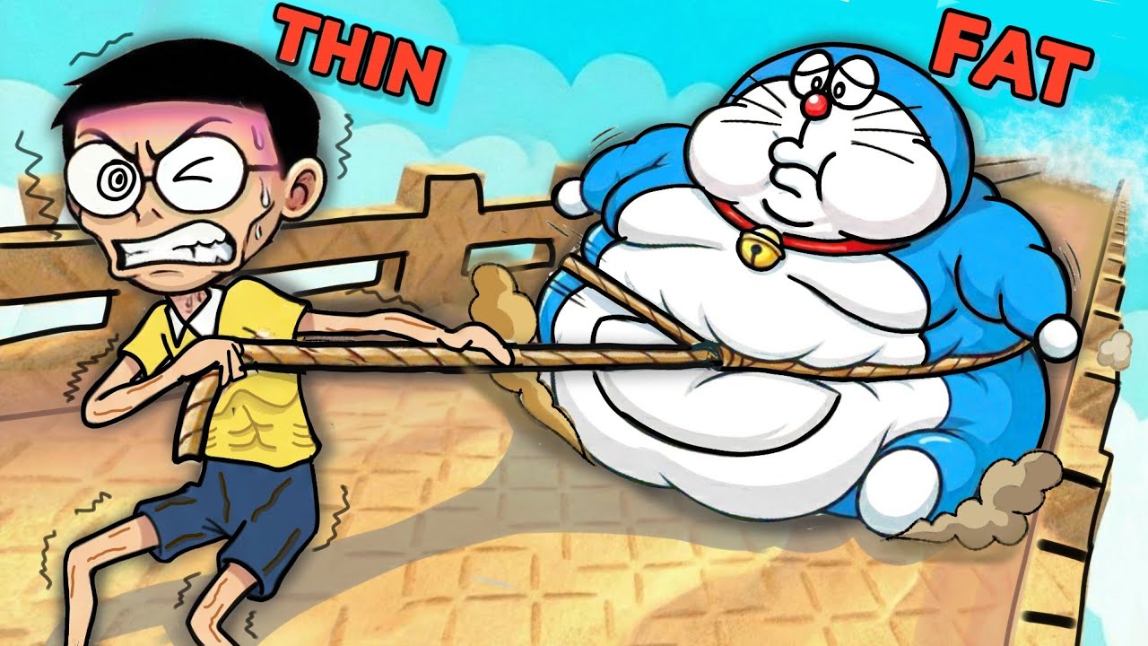 Fat and Thin Challenge in Roblox! 😱
