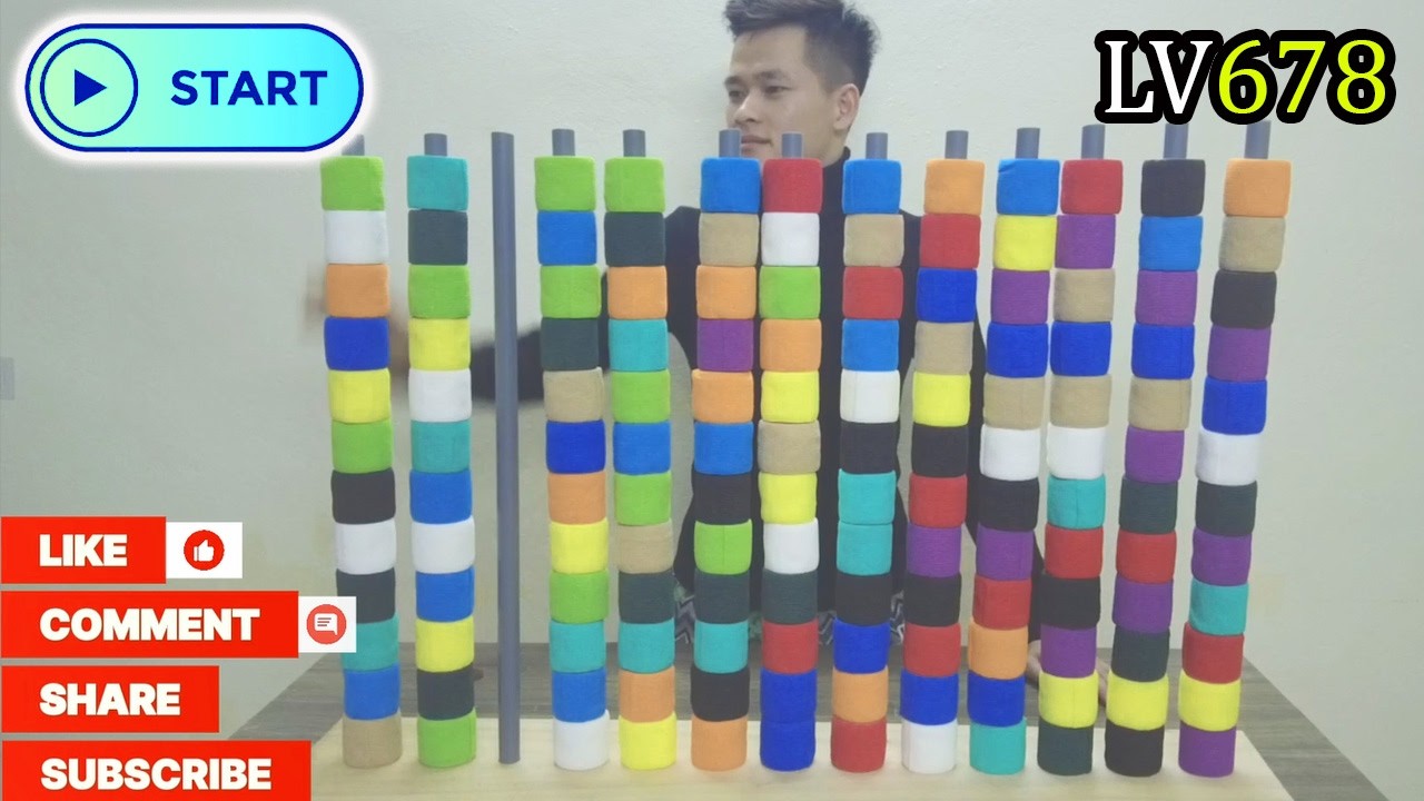 Color Sorting Challenge 😶‍🌫️ 😶‍🌫️ Let's complete the challenge as quickly as possible.
