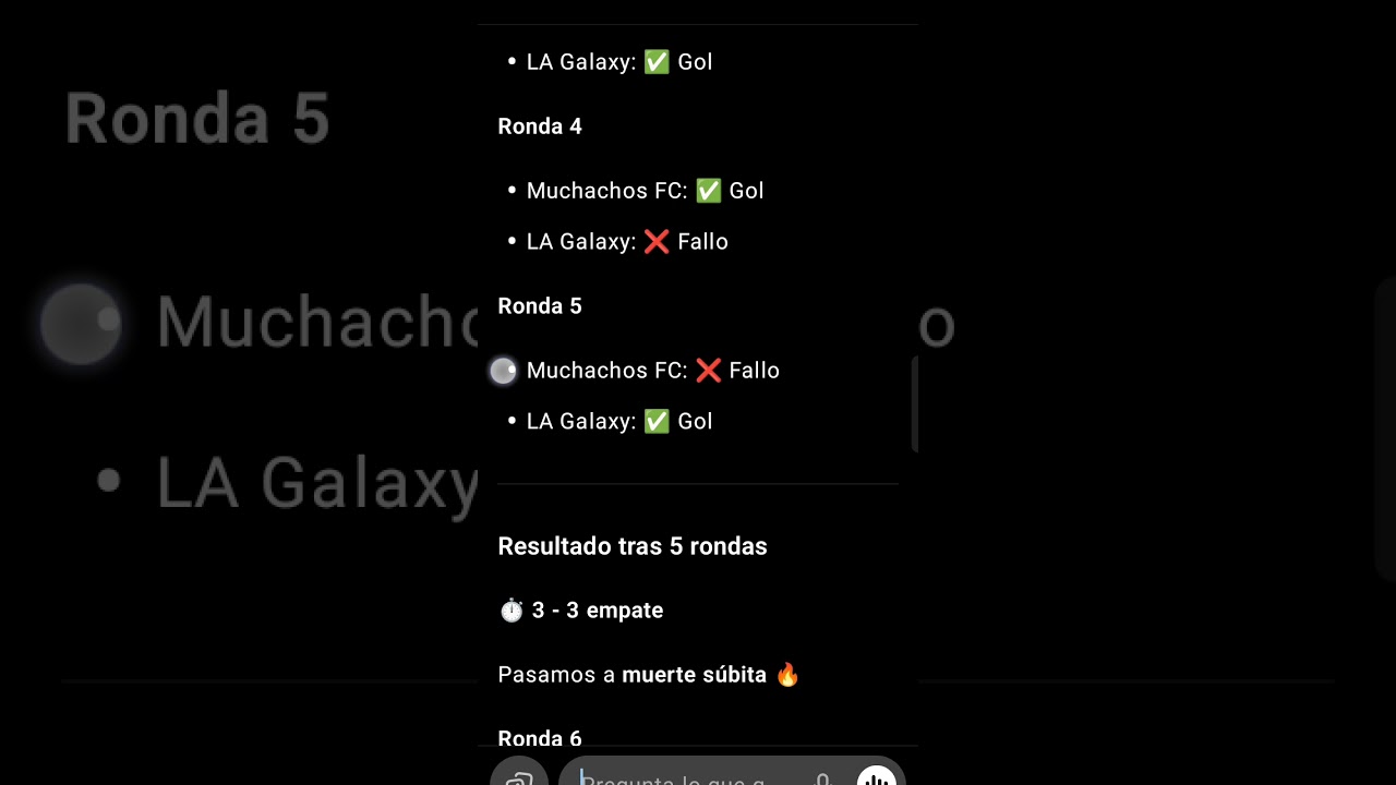penales entre muchachos fc vs galaxy