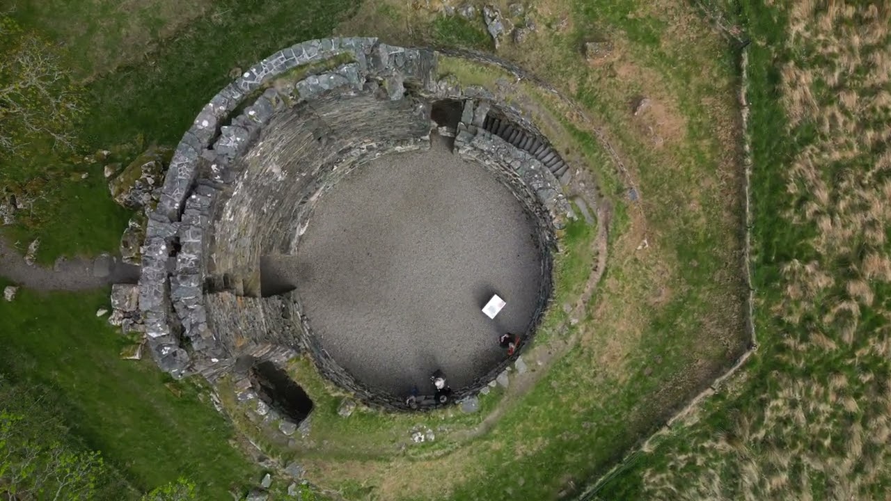 Dun Telve Broch, Glenelg - DJI MINI3 Pro 4K - April 2023