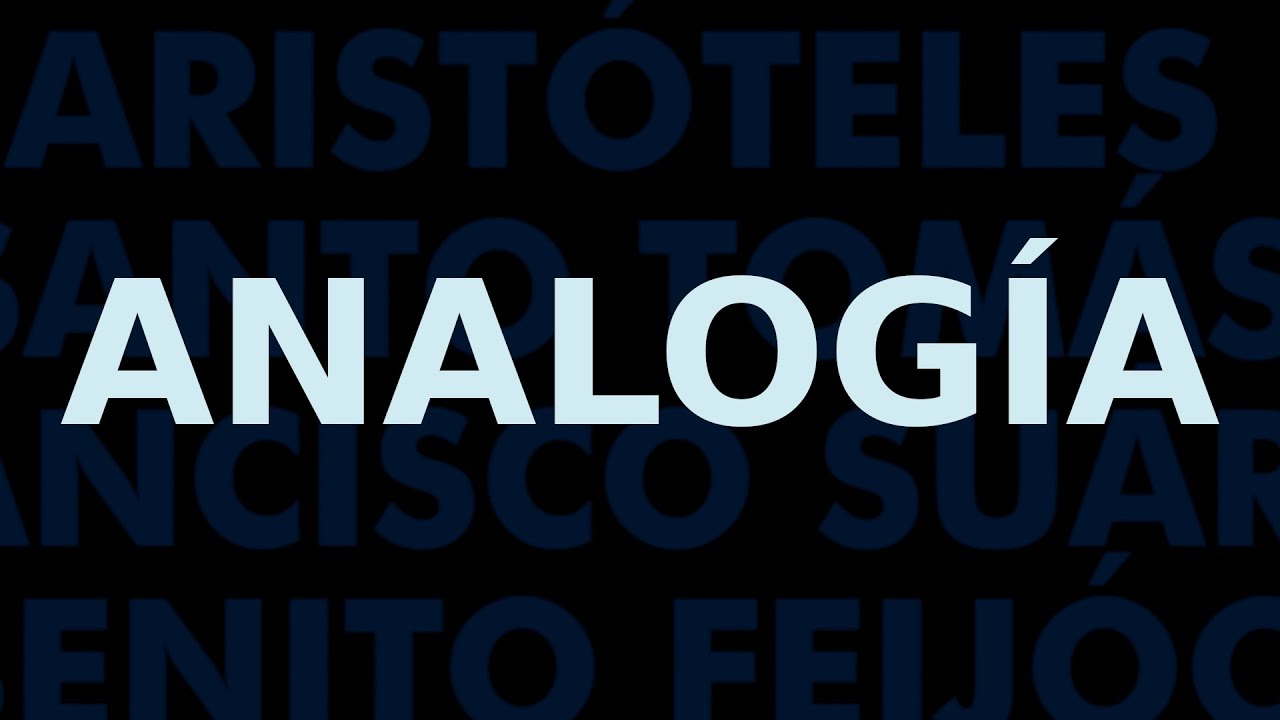 Analog&iacute;a