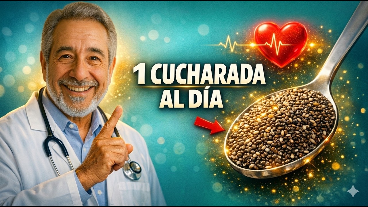 Después de los 60: Qué pasa si tomas 1 cucharada de CHÍA cada día