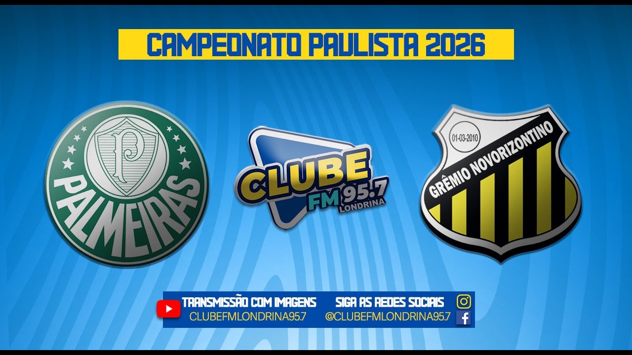 AO VIVO Palmeiras x Novorizontino | Paulistão – Final | 04/03/2026