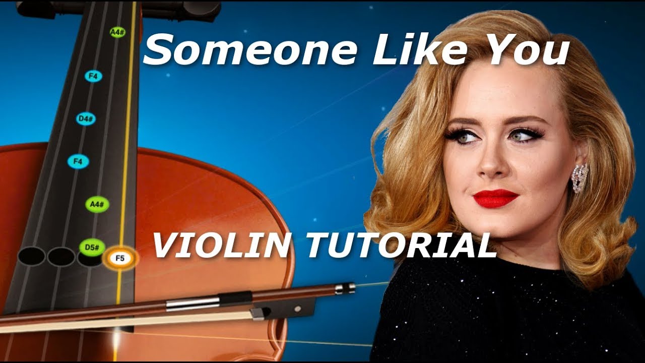 Someone Like You - Adele - Violin Accompaniment Tutorial