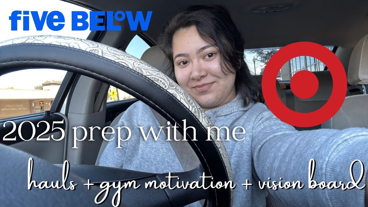 2025 prep with me: it's not too late! | productivity, hauls, gym motivation, coffee run 🩵🎧☕️