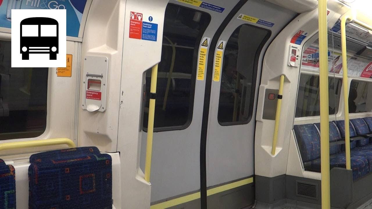 London Underground 1995 Stock - Camden Town to Euston (Northern Line, Bank Branch)