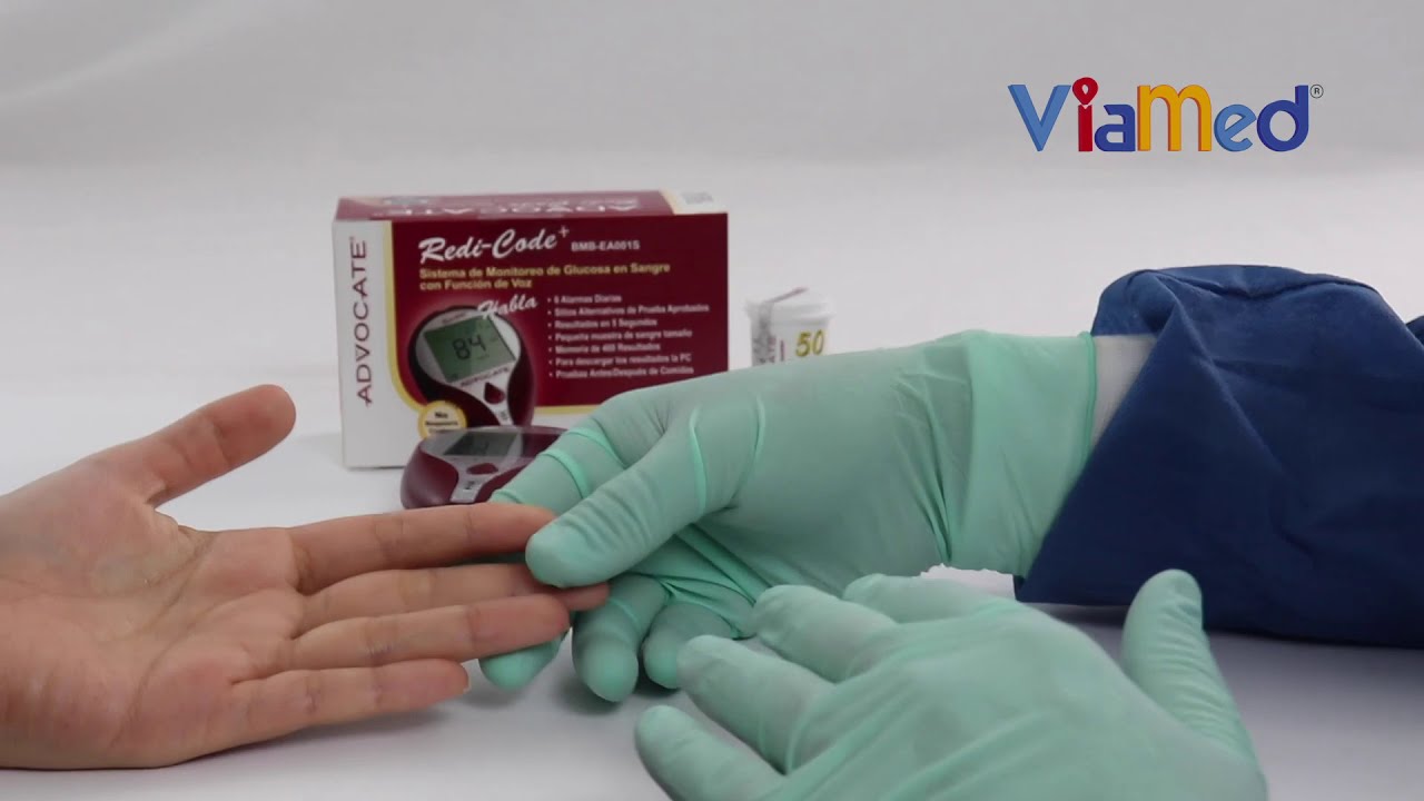 Glucometro ADVOCATE Medici&oacute;n de Glucosa