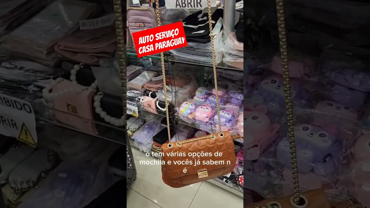 Auto Servi&ccedil;o Casa Paraguay - bolsas #comprasparaguay #viagem #compras #bolsas