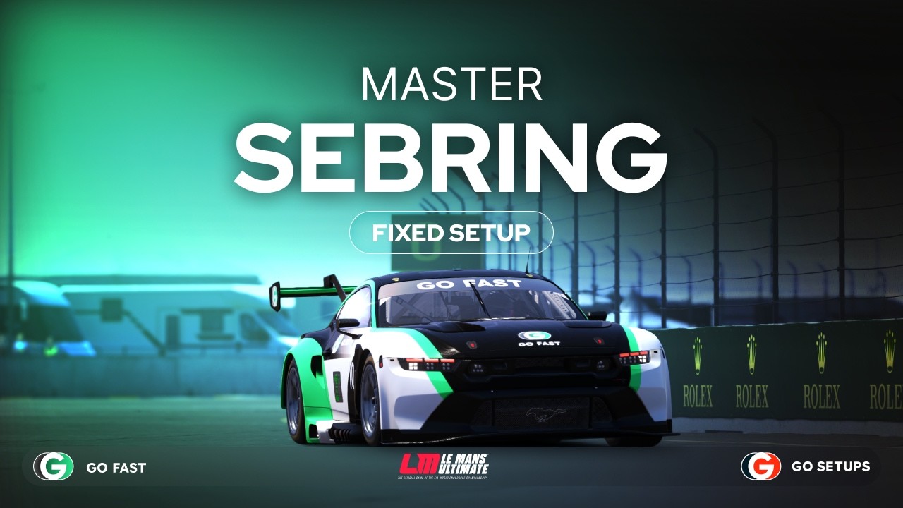Sebring LMGT3 Fixed Setup Track Guide (Fuel, TC, ABS, BB) | Le Mans Ultimate