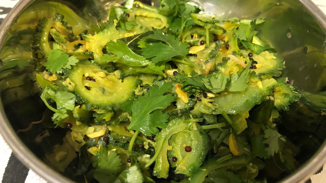 Simple & Quick karela recipe, Steamed karela