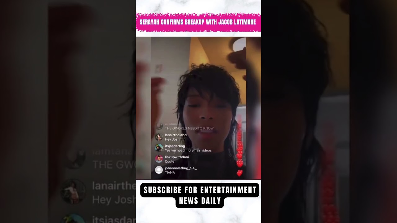 #Serayah Confirms BREAK UP With #JacobLatimore After Being Seen With #JoeyBadass #shorts