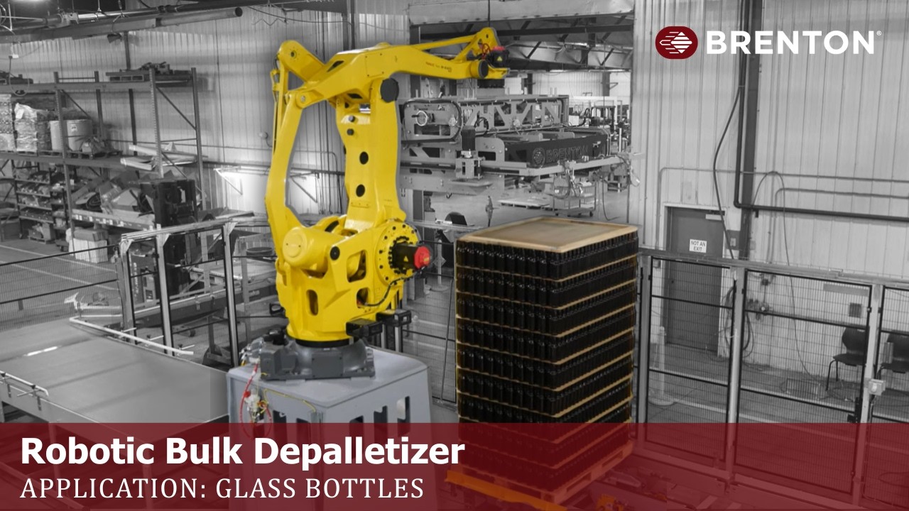 Depalletize Bulk Bottles, Jars, Cans