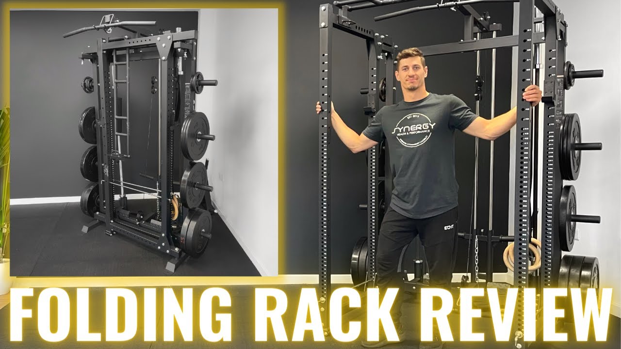 Freestanding FOLDING SQUAT RACK Review for Home Gym