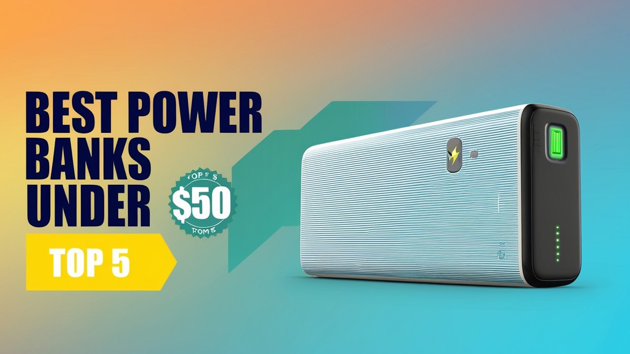 Top 5 Best Budget Power Banks Under $50 in 2026 ⚡ Fast Charging Portable Chargers