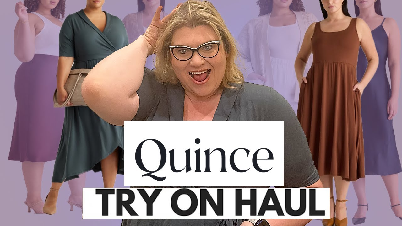 Is Quince worth it?☀️🍂 Summer/Fall Try On | Plus-Size Fashion Over 40 | My FIRST Quince Haul
