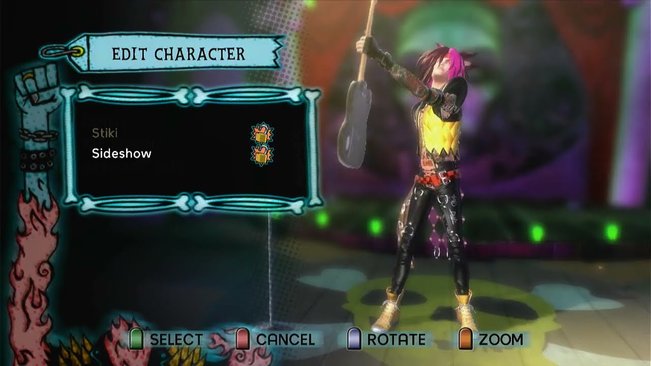 Guitar hero 5 - All Character Alternative Costumes - XBOX 360