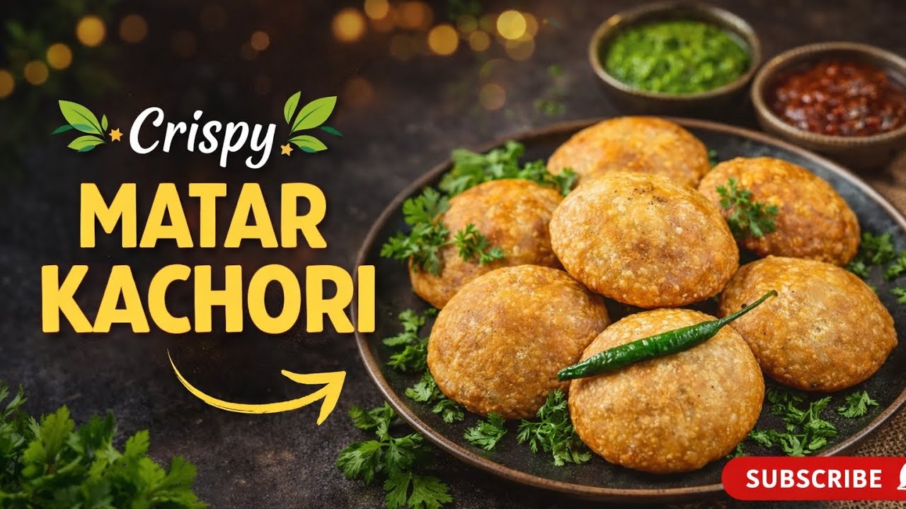 खस्ता मटर कचोरी केवल 10 मिनिट में तैयार 🤩 | Crispy Matar kachori | Easy tips and tricks.