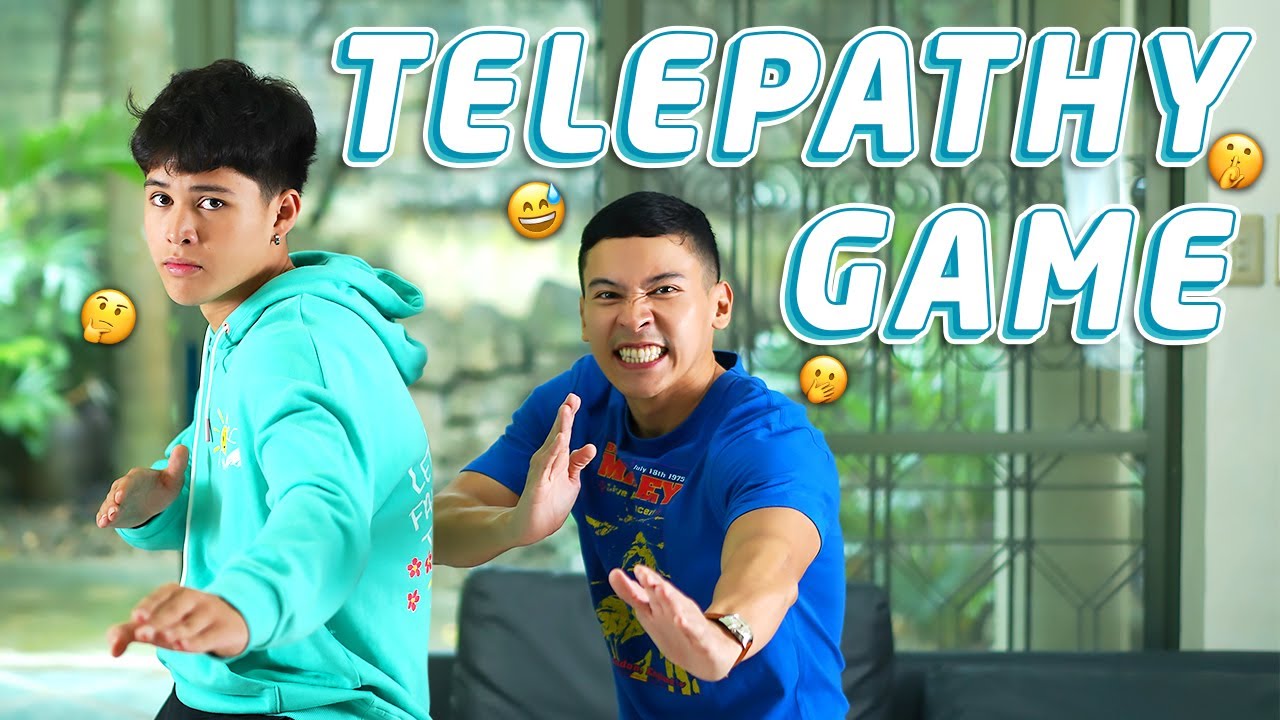 ACTION TELEPATHY GAME WITH @KyleEcharri | Enchong Dee