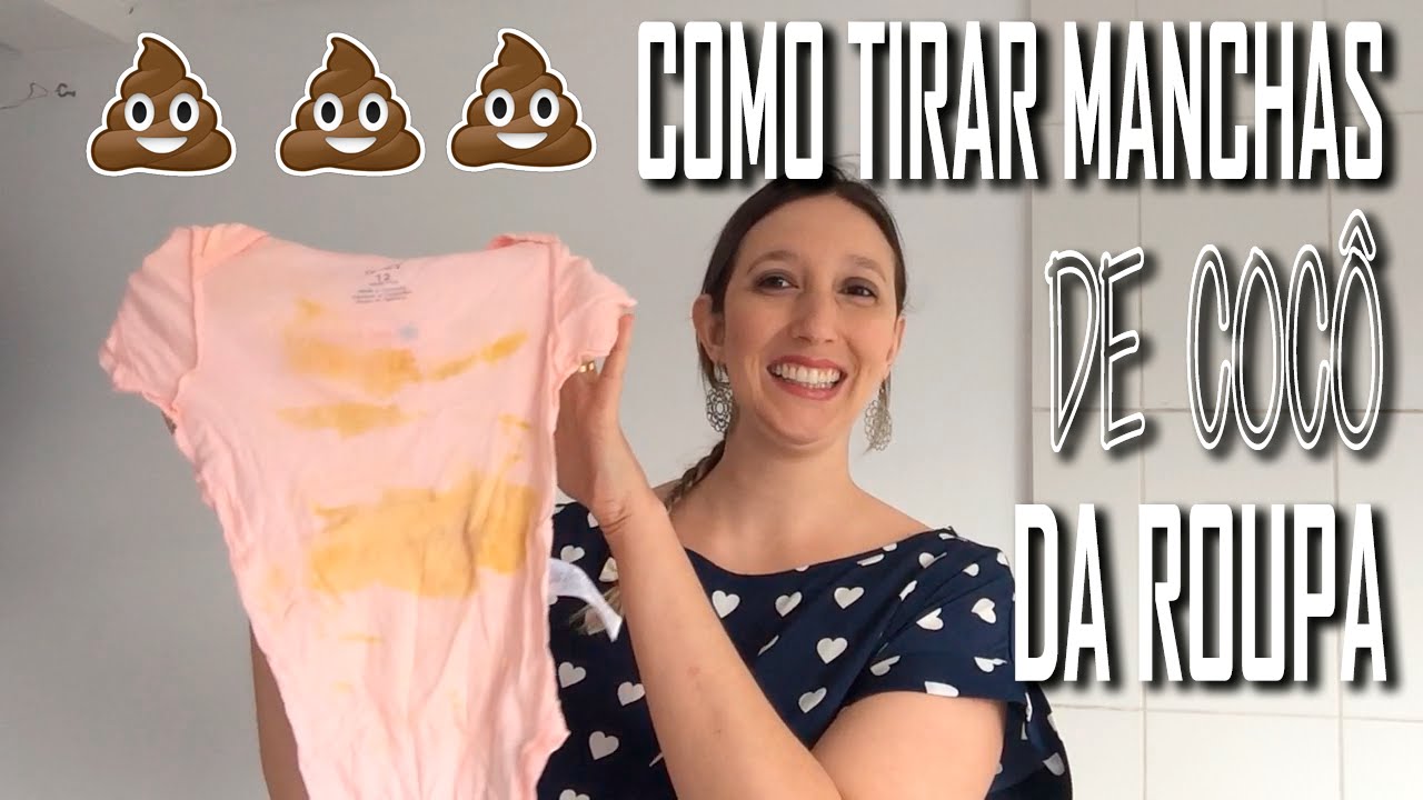 Como tirar mancha de cocô da roupa do bebê - Amada Amanda