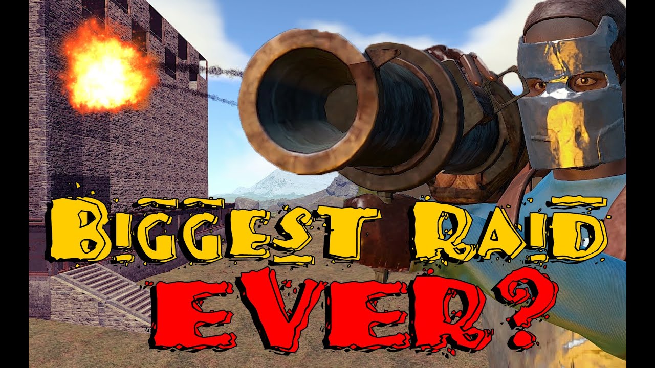 Biggest Raid in Rust History? (Raid Cam)