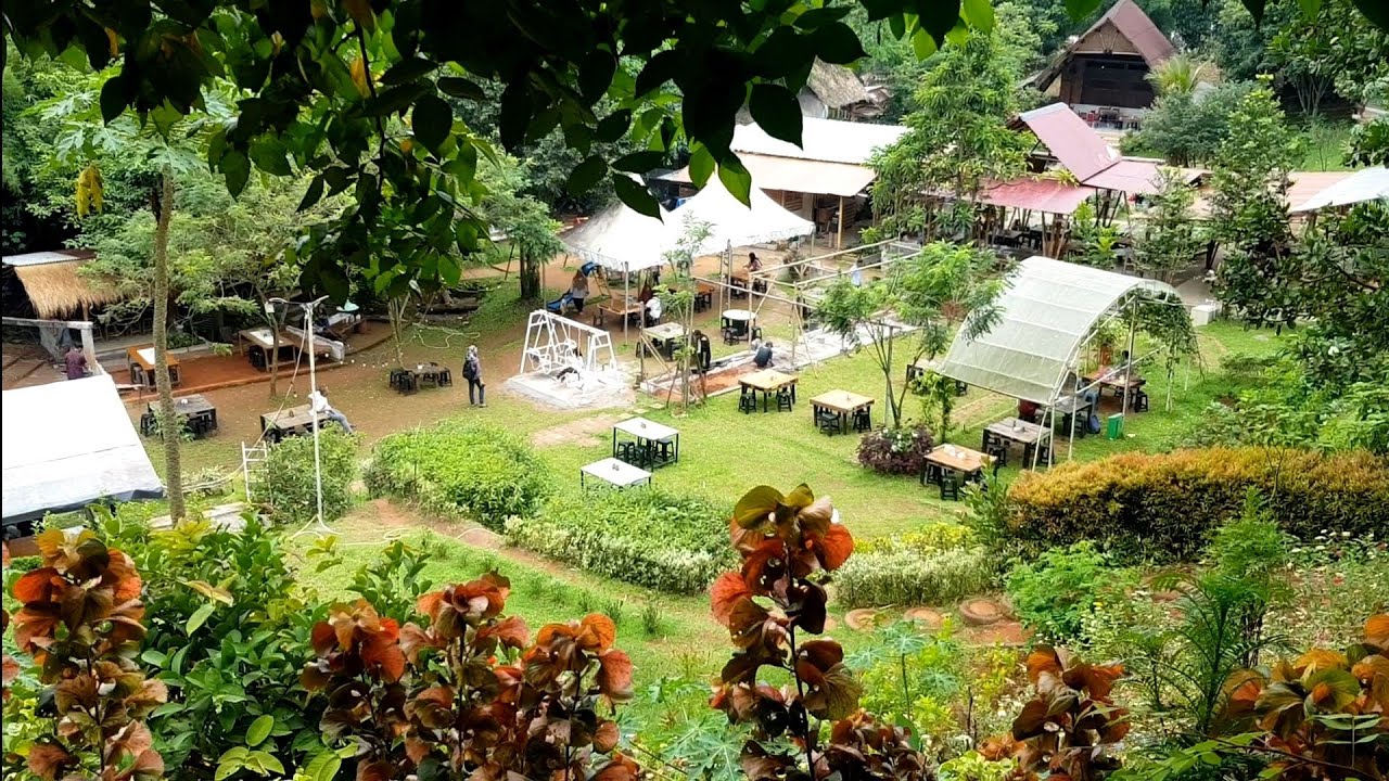 KAMPUNG KONSERVASI RIMBUN ‼ Resto cafe di Tangerang dengan suasana seperti di puncak