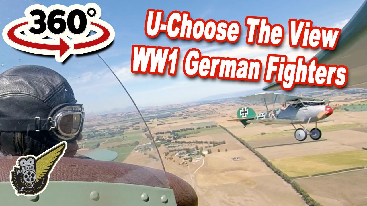 360° Cockpit: WW1 German Albatros Fighters In Formation