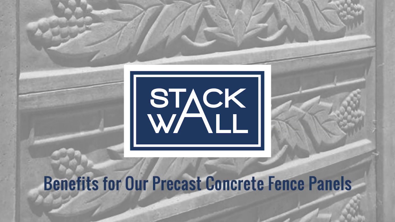 Stackwall Fence Manufacturing : Benefits of Our Precast Concrete Fence Panels