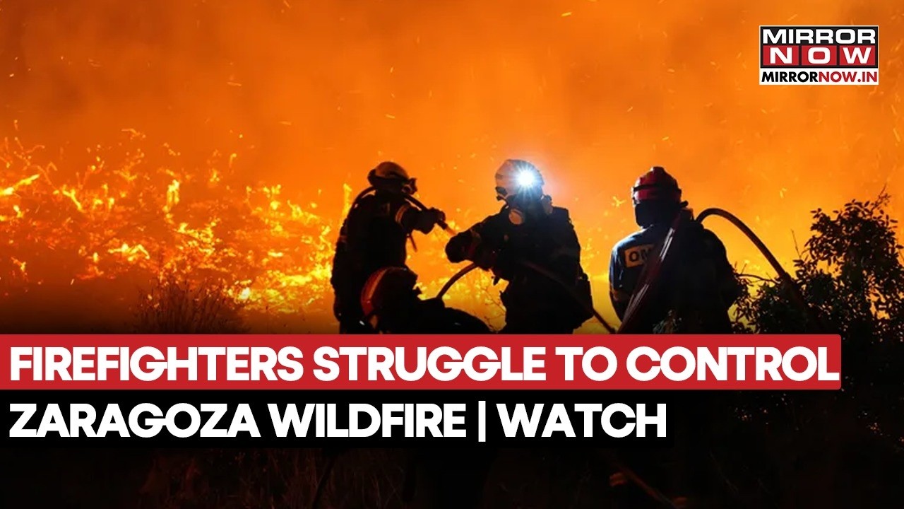 Zaragoza Wildfire Rages Out Of Control&mdash;Firefighters Battle Massive Flames In Desperate Fight
