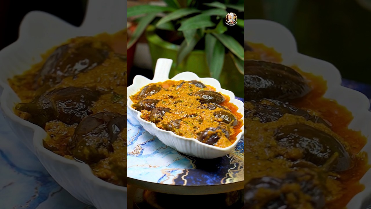 Hyderabadi Bagare Baigan 🍆 #hyderabadi #recipe