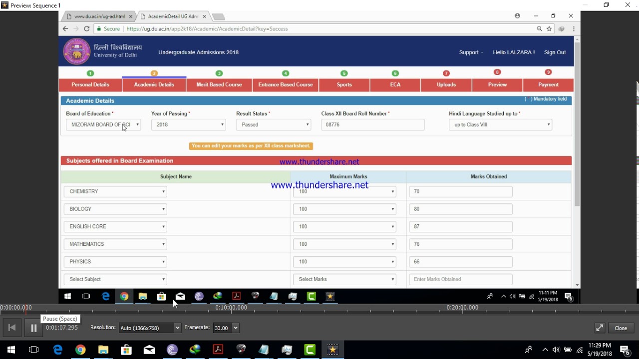 DMZP DU Registration guide