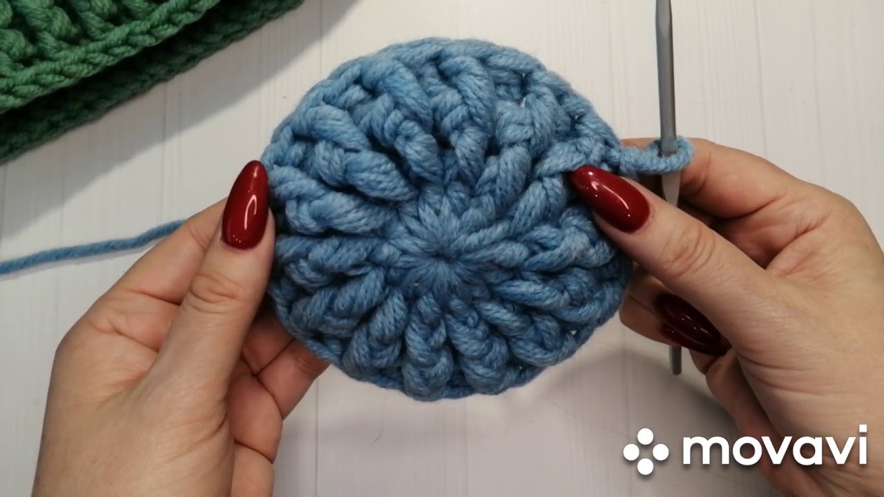 Объёмная, рельефная шапочка, крючком. Вязание с Оксаной Ивановой 😊