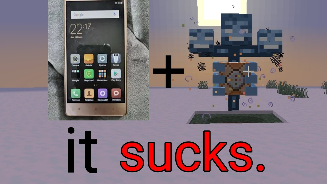 I had to record TWICE due to crashing... (Cracker's Wither Storm Mod on a 2016 REDMI 3.)