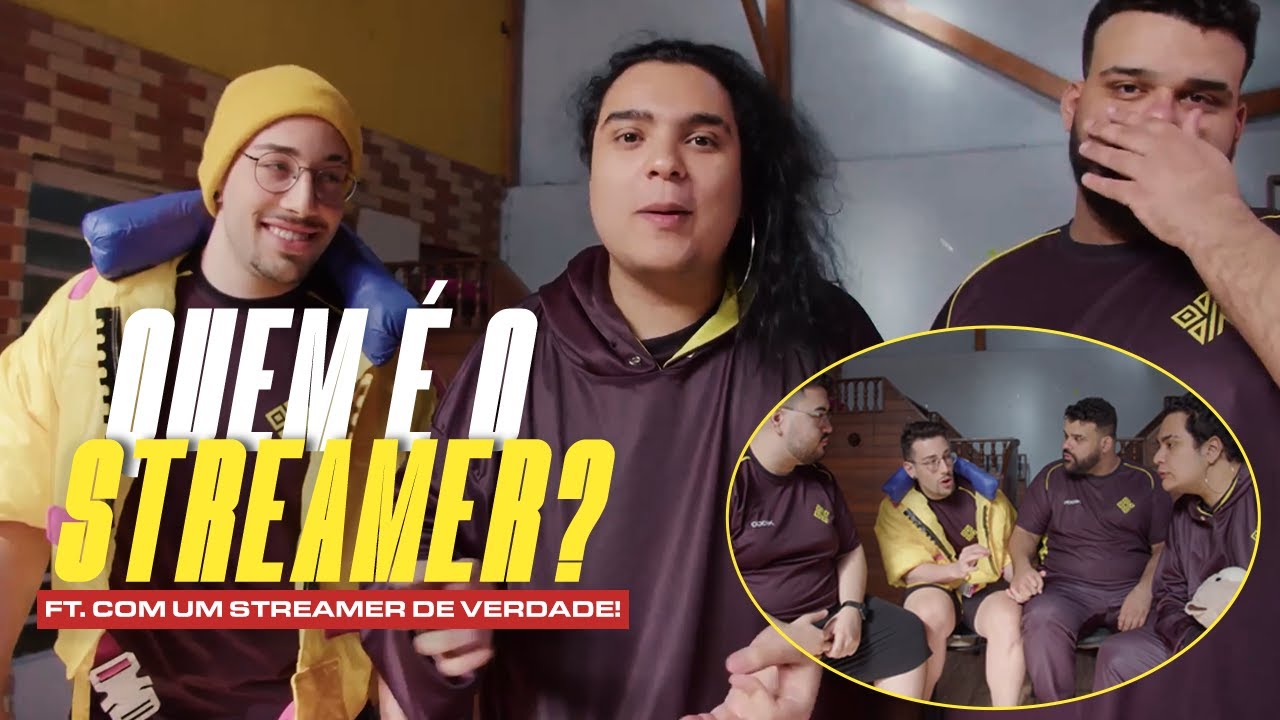 QUEM &Eacute; O STREAMER? 🧐 (Com GAMERS de verdade!)