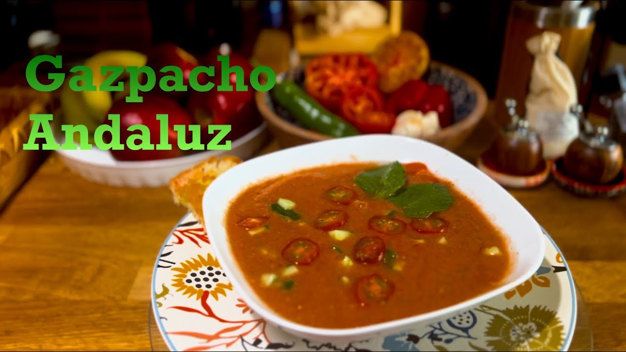 EL GAZPACHO DE MI ABUELO Y MAMA! CON PERFUME DE HIERBA BUENA!! HAY QUE PROBARLO!!!