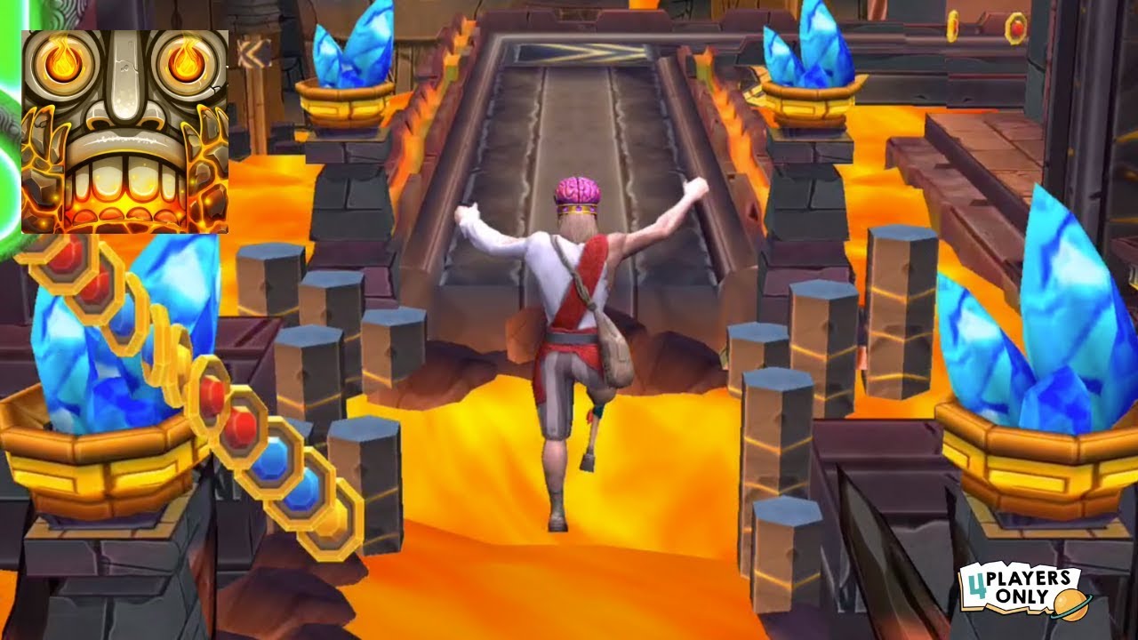 Temple Run 2 | New CHALLENGE: LAVA RUN - VOLCANO ISLAND w/ MONTOYA CASTAWAY! By Imangi Studios