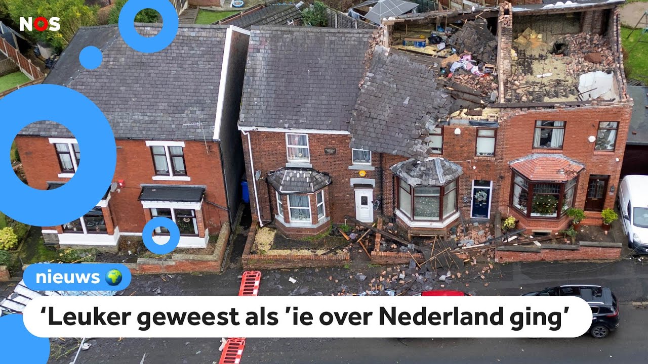 Schade, lange files en dik pak sneeuw door storm Gerrit