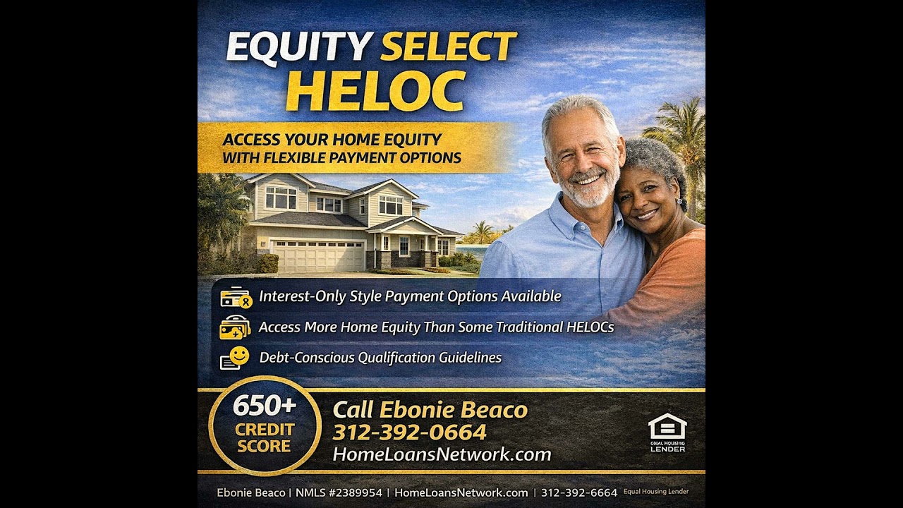 Interest-Only HELOC: How the Equity Select 1% Payment Option Works